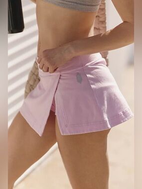 Free People Light Pink Athletic Skort NWT